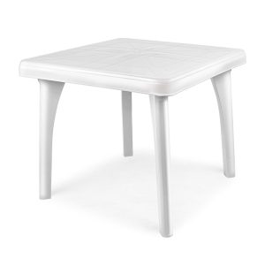 Mesa Cuadrada Fiesta 85 X 85 Blanca